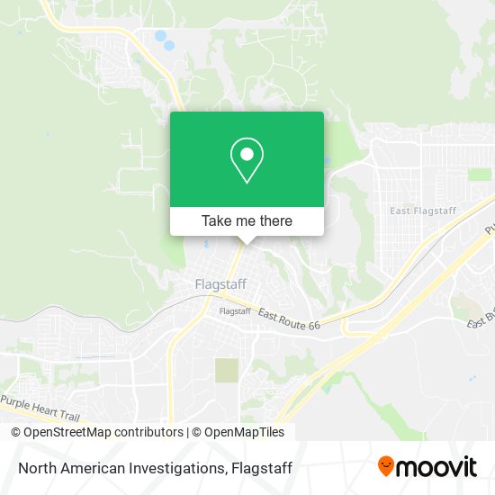 Mapa de North American Investigations