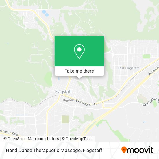 Mapa de Hand Dance Therapuetic Massage