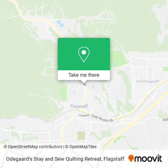 Mapa de Odegaard's Stay and Sew Quilting Retreat