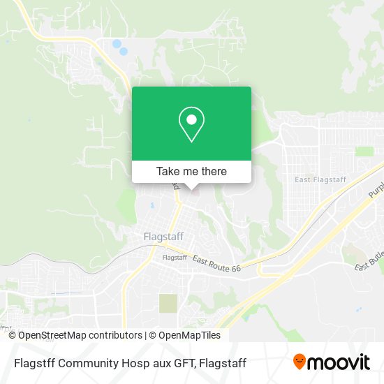 Flagstff Community Hosp aux GFT map