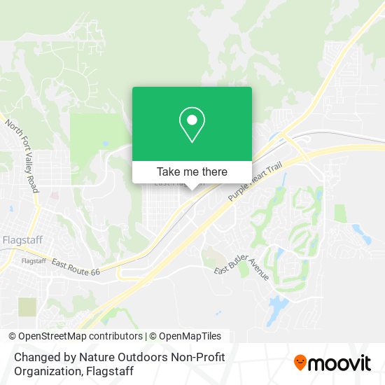 Changed by Nature Outdoors Non-Profit Organization map