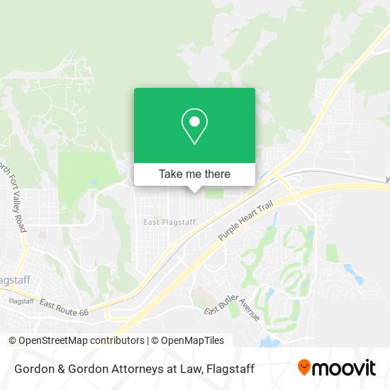 Gordon & Gordon Attorneys at Law map