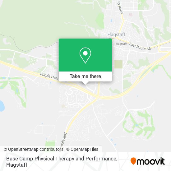 Mapa de Base Camp Physical Therapy and Performance