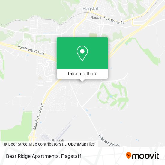 Bear Ridge Apartments map