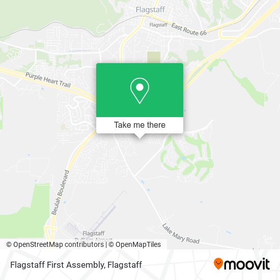 Flagstaff First Assembly map