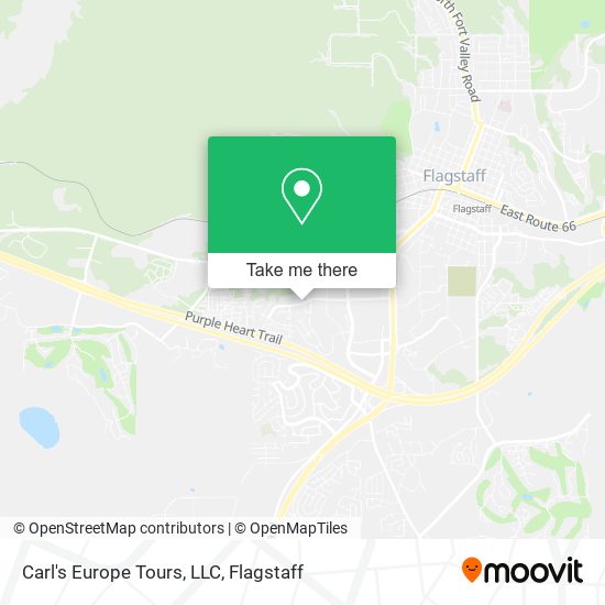 Carl's Europe Tours, LLC map