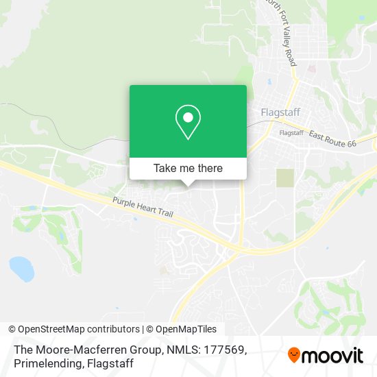 The Moore-Macferren Group, NMLS: 177569, Primelending map