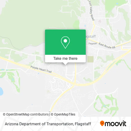 Mapa de Arizona Department of Transportation
