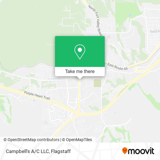 Mapa de Campbell's A/C LLC