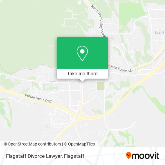 Flagstaff Divorce Lawyer map