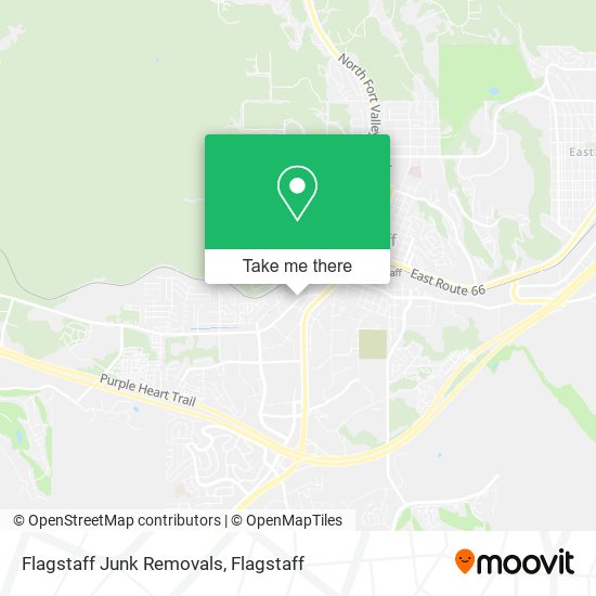 Flagstaff Junk Removals map