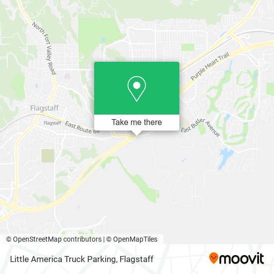 Little America Truck Parking map