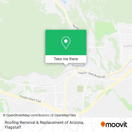 Mapa de Roofing Removal & Replacement of Arizona