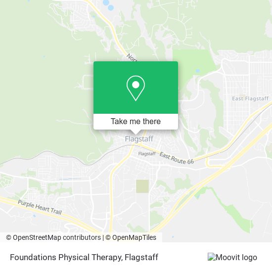 Mapa de Foundations Physical Therapy