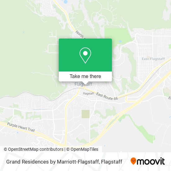 Grand Residences by Marriott-Flagstaff map