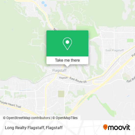 Long Realty Flagstaff map
