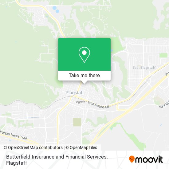 Butterfield Insurance and Financial Services map