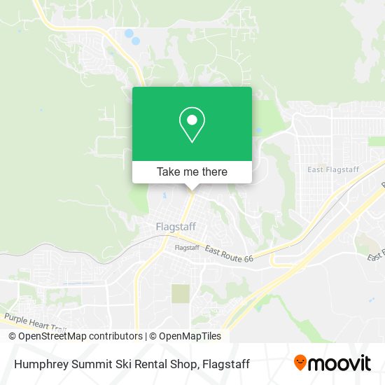 Humphrey Summit Ski Rental Shop map
