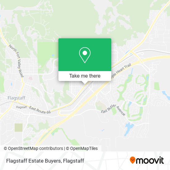 Flagstaff Estate Buyers map