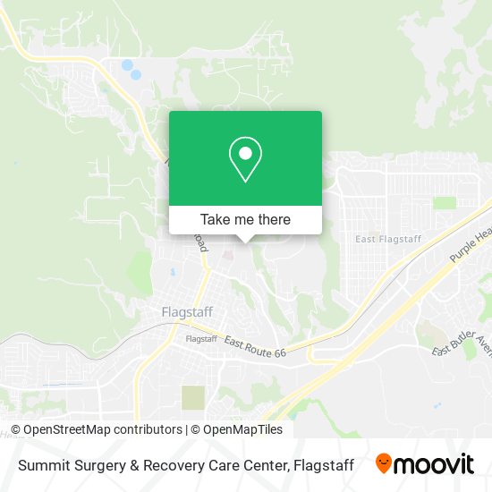 Summit Surgery & Recovery Care Center map