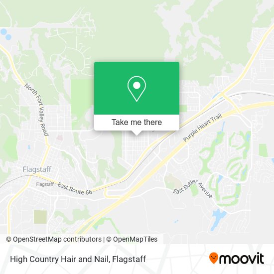 Mapa de High Country Hair and Nail