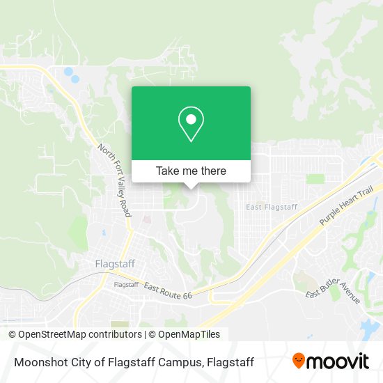 Moonshot City of Flagstaff Campus map