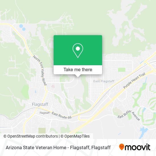 Arizona State Veteran Home - Flagstaff map