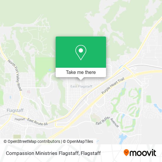 Compassion Ministries Flagstaff map