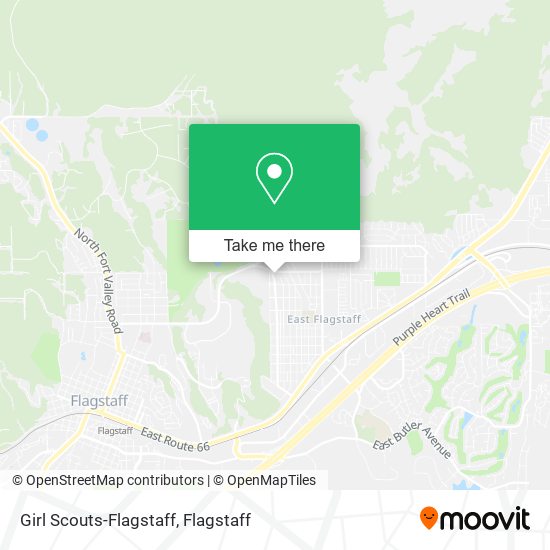 Mapa de Girl Scouts-Flagstaff