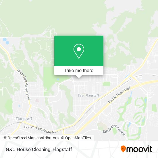 G&C House Cleaning map
