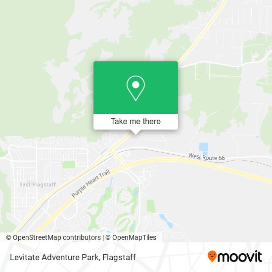 Levitate Adventure Park map