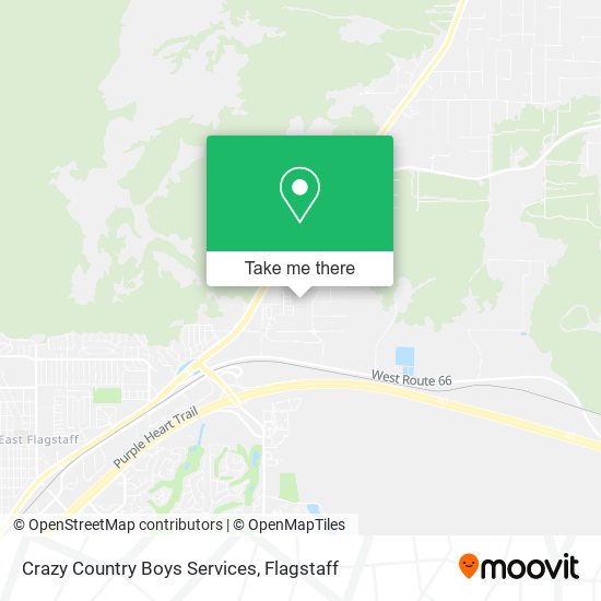 Crazy Country Boys Services map