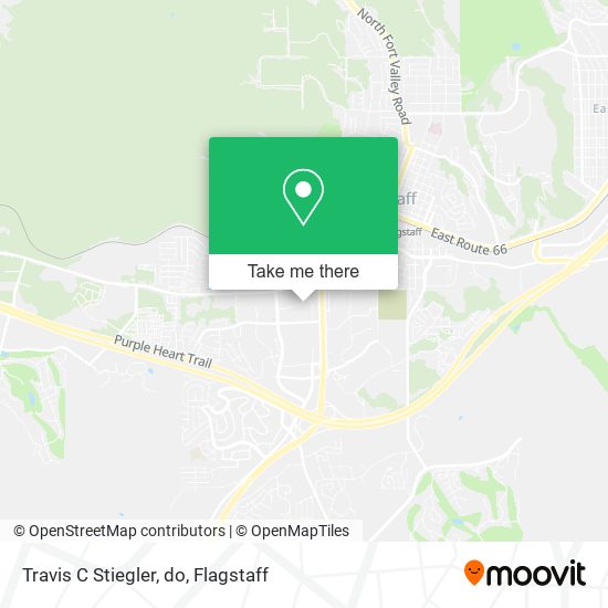 Mapa de Travis C Stiegler, do