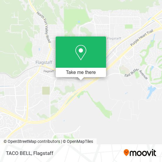 TACO BELL map