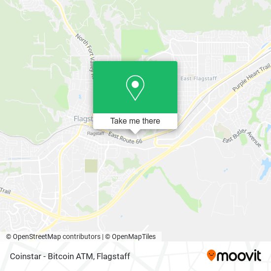 Mapa de Coinstar - Bitcoin ATM