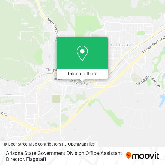 Mapa de Arizona State Government Division Office-Assistant Director