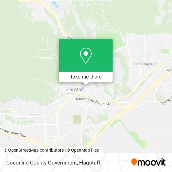 Mapa de Coconino County Government