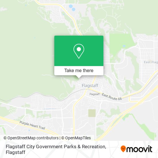 Mapa de Flagstaff City Government Parks & Recreation