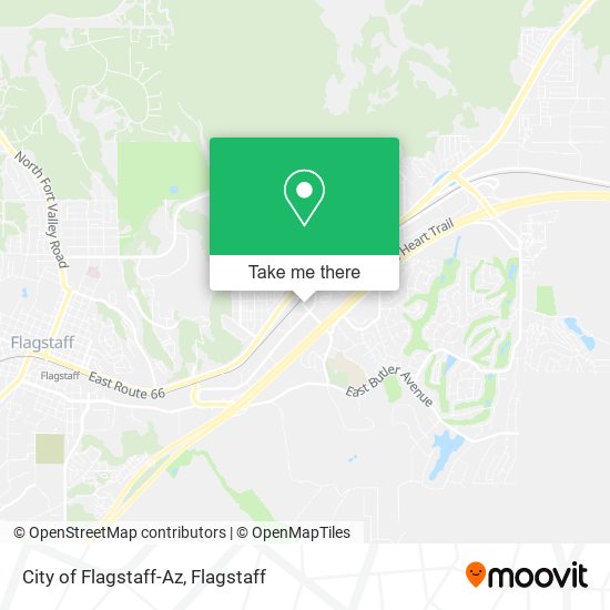 City of Flagstaff-Az map