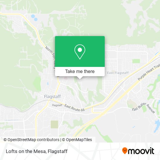 Lofts on the Mesa map