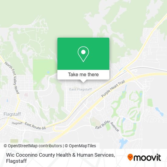 Mapa de Wic Coconino County Health & Human Services