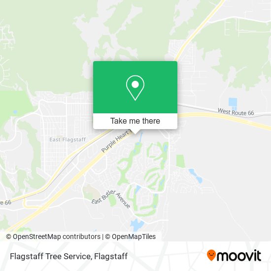 Flagstaff Tree Service map