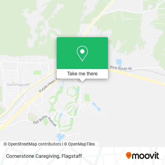 Cornerstone Caregiving map