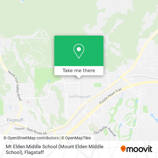 Mt Elden Middle School map