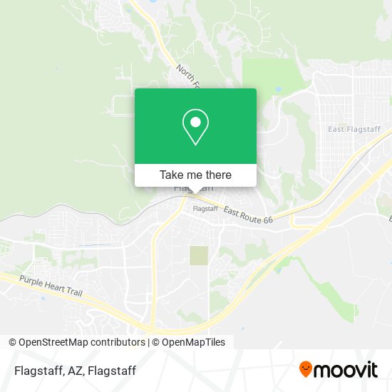 Flagstaff, AZ map