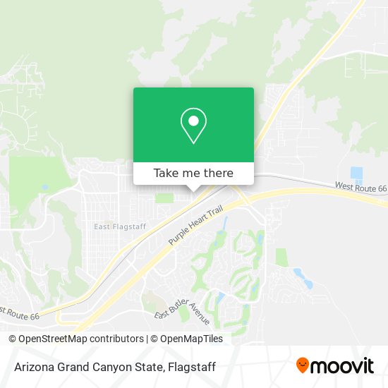 Arizona Grand Canyon State map