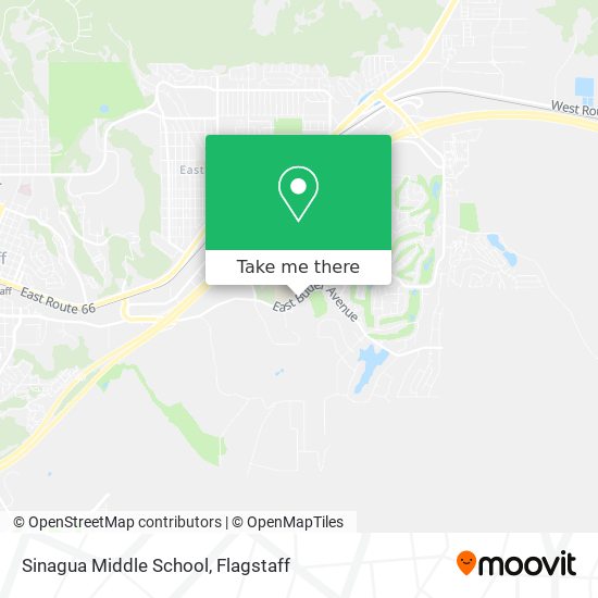 Mapa de Sinagua Middle School