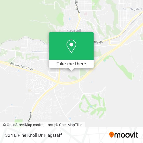 324 E Pine Knoll Dr map