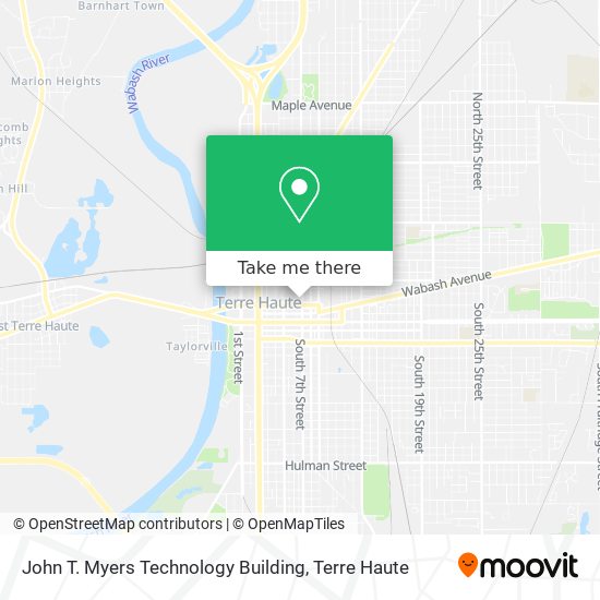 Mapa de John T. Myers Technology Building