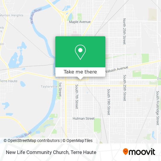 New Life Community Church map